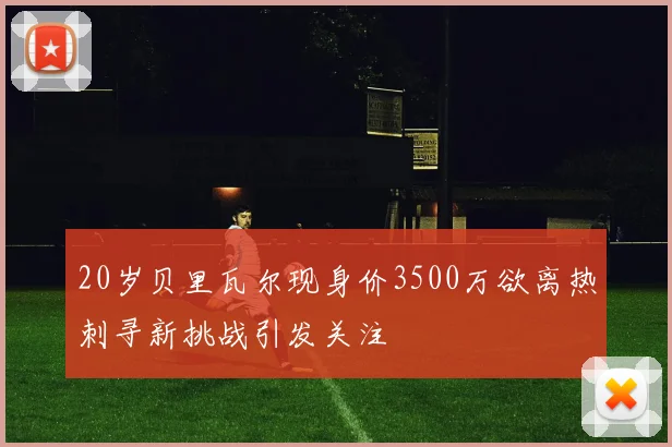 20岁贝里瓦尔现身价3500万欲离热刺寻新挑战引发关注